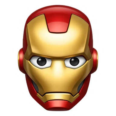 Iron man emoji sticker