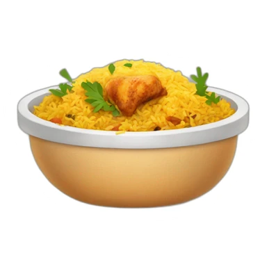 Chicken biriyani sticker
