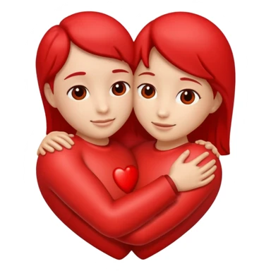 heart hug sticker