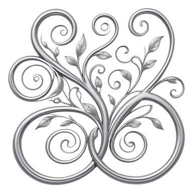 Metal painting and filigree icon, metal surface with delicate filigree work and intricate hand-painted patterns, visible thin metal threads forming swirls and loops, bright enamel or metallic paints, visible paintbrush and filigree tools, no finished artwork, just the process, minimalistic style, clean lines, transparent background. sticker