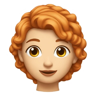 Uma menininha branca e ruiva com brincos de câmera fotográfica  sticker