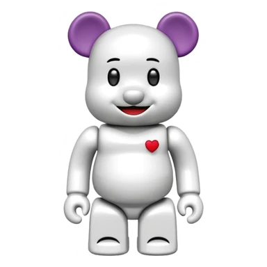 joy emoji bearbrick sticker