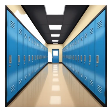 high school hallway sticker