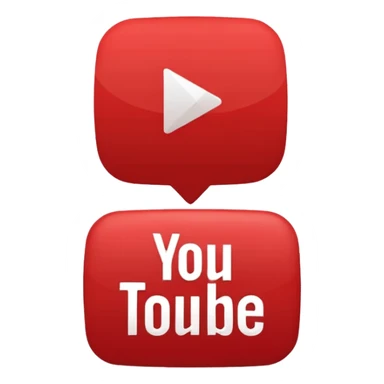 youtube logo play button animated you tube text sticker