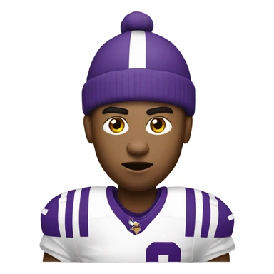 Minnesota Vikings person holding a sign that says “we are garbage” sticker