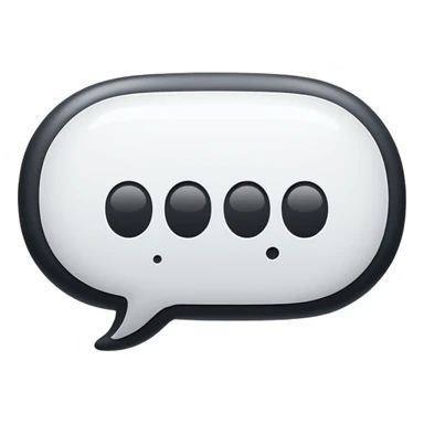 speech bubble with AI letters inside sticker