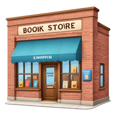 book store exterior sticker
