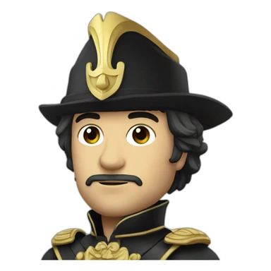 Chevalier noir sticker