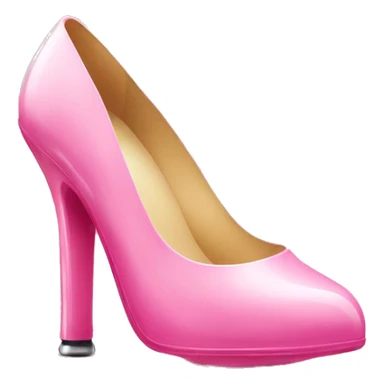 good girl pink heel perfume sticker