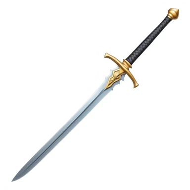 a sharp sword with metallic blade, kılıç sticker