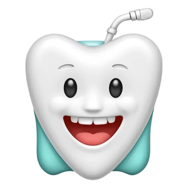 Dental floss  sticker