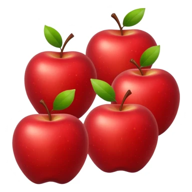 a few red apples sticker