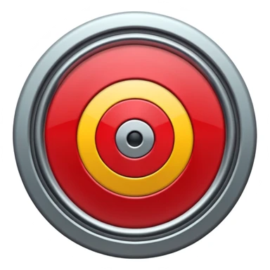Moving target with blinking light sticker