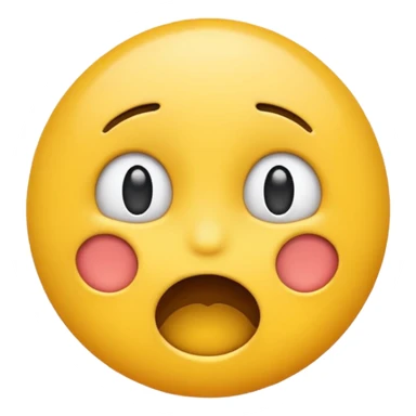 Basic emoji cringing sticker