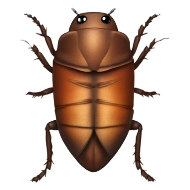 cockroach wearing corset top sticker