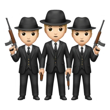 team of gangsters sticker