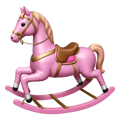 pink Rocking Horse sticker