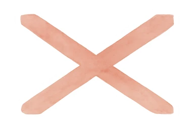 watercolor style flag of the cross of Saint Andrew, white background with red saltire cross, no text sticker