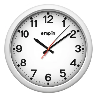 quiero un reloj  de pared 2pm  sticker