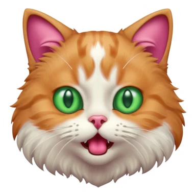 Cat gasping in shock sticker