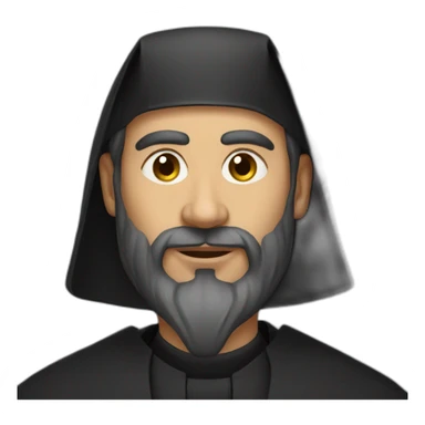 orthodox priest sticker