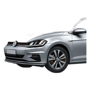 New Volkswagen Golf universal black sticker