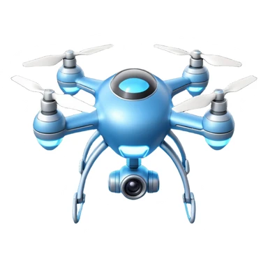 space explorer drone object icon, small futuristic drone with camera lens, glowing blue lights, sci-fi metal body, antenna details, 3D cartoon, mobile game icon style, centered, clean background, soft shadow, no text, no watermark
 
 sticker