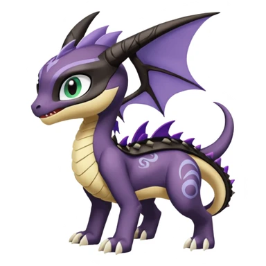 Meloetta-Raikou-Spyro-Toothless-Stitch-Pokémon-Fakémon-creature-hybrid sticker