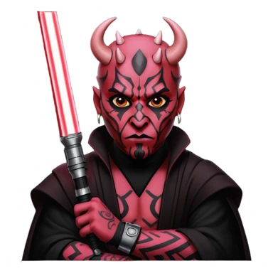 pink darth maul sticker