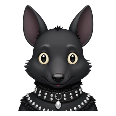goth aardvark  sticker