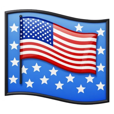 America in Distress upside down flag emoji sticker