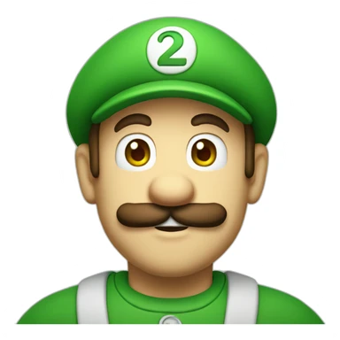 Luigi from Hotel Mario sticker