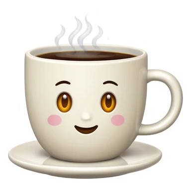 Une Tasse de cafe avec des roue sticker