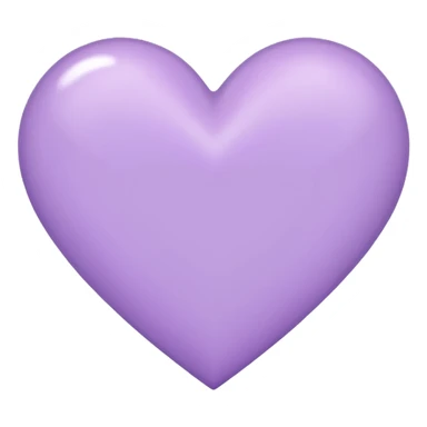 Now a pastel purple hear sticker