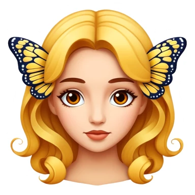 Vanessa butterfly  sticker