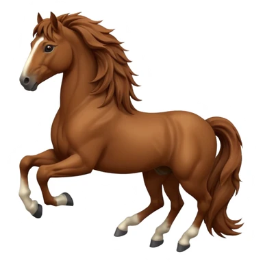 Horse in 3d style  sticker