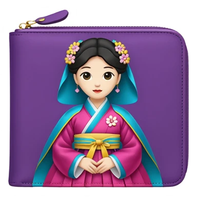 Hanbok wallet
 sticker