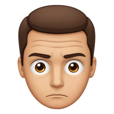Emoji igual a este:🤨 sticker