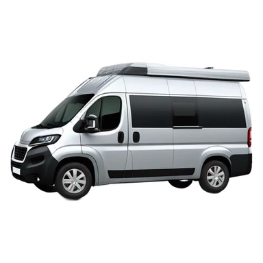  Peugeot Boxer L3H2 Campervan with two windows on the right side silver  sticker