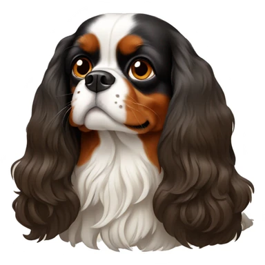 King Charles spaniel sticker