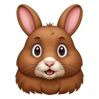 Rabbit more excited  sticker