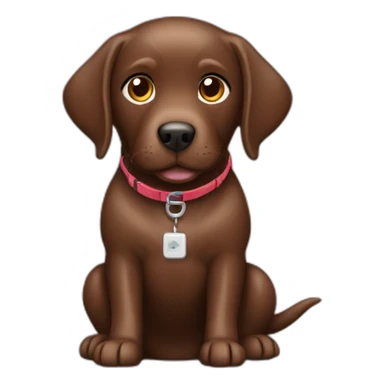 Labrador Retriver chocolate color playing videogames sticker