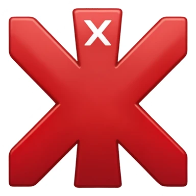 Make an x out sign over the name Nate sticker