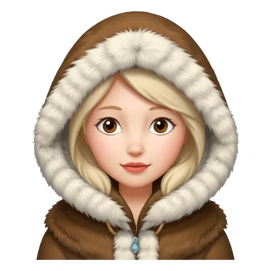 woman eskimo  sticker