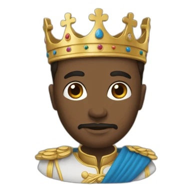 Un roi en colère sticker