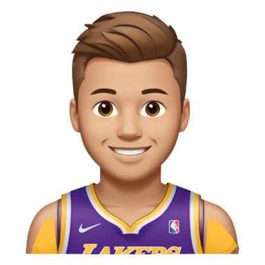 Luka Doncic LA Lakers shirt 77 sticker