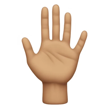 mano berenjena sticker