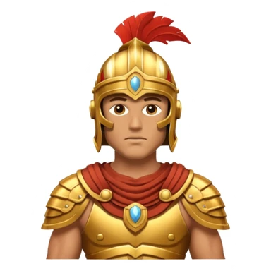 Gladiators in Golden Armor sticker