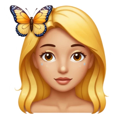 Watery water hydro butterfly  sticker