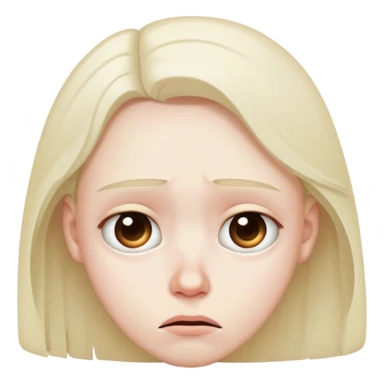 Sad and nervous  sticker